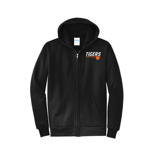 BASKETBALL - Core Fleece Full Zip Hooded Sweatshirt Thumbnail