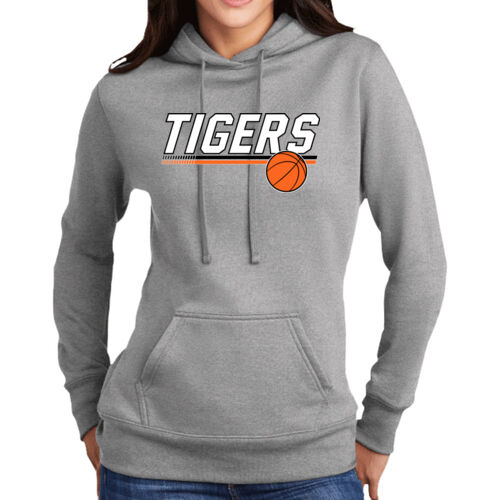 BASKETBALL - ® Ladies Core Fleece Pullover Hooded Sweatshirt Thumbnail