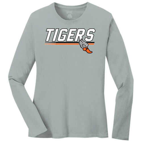 TRACK & FIELD - Ladies Long Sleeve Core Cotton Tee Thumbnail