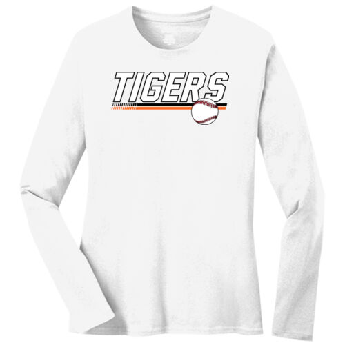 BASEBALL - Ladies Long Sleeve Core Cotton Tee Thumbnail