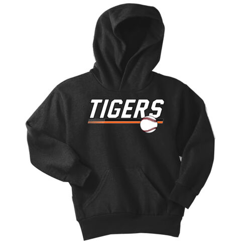 BASEBALL - Youth Core Fleece Pullover Hooded Sweatshirt Thumbnail