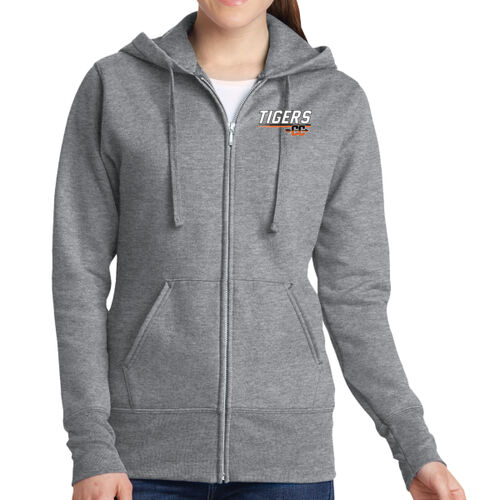 CROSS COUNTRY - Ladies Core Fleece Full Zip Hooded Sweatshirt Thumbnail