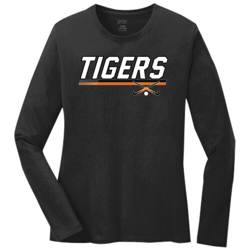FIELD HOCKEY - Ladies Long Sleeve Core Cotton Tee Thumbnail